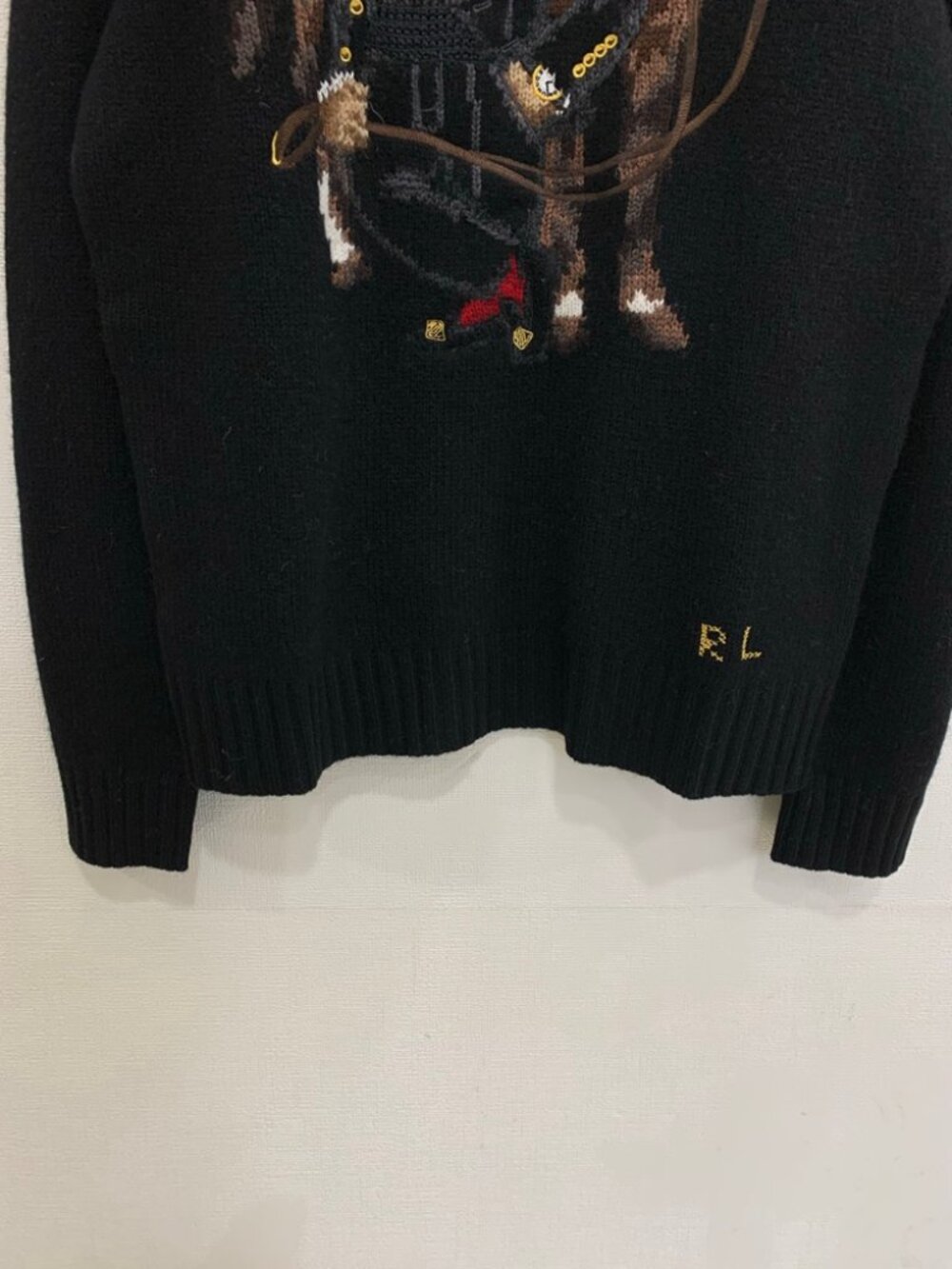 Polo Ralph Lauren Bear & Horse Wool Crewneck Sweater - Picture 7 of 8